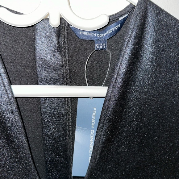 FRENCH CONNECTION Neoprene Inspired Biker Dress - Black - Picture 3 of 8